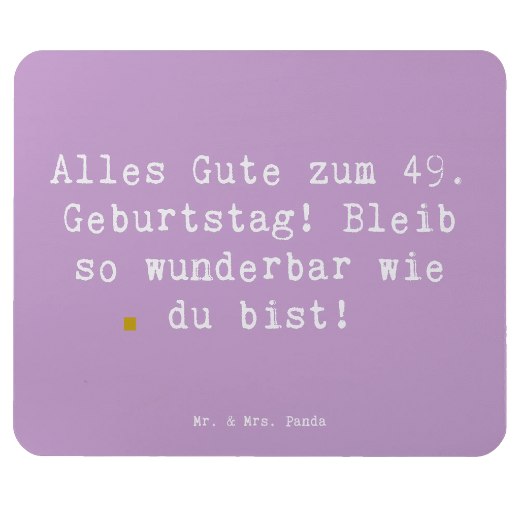 Mouse mat Saying Alles Gute zum 49. Geburtstag! Bleib so wunderbar wie du bist! Designer Mauspad, Mauspad Büro, Computer zubehör, Mausunterlage, Mauspad, Mousepad, Arbeitszimmer, Büroausstattung, PC Zubehör, Einzigartiges Mauspad, Geburtstag, Geburtstagsgeschenk, Geschenk