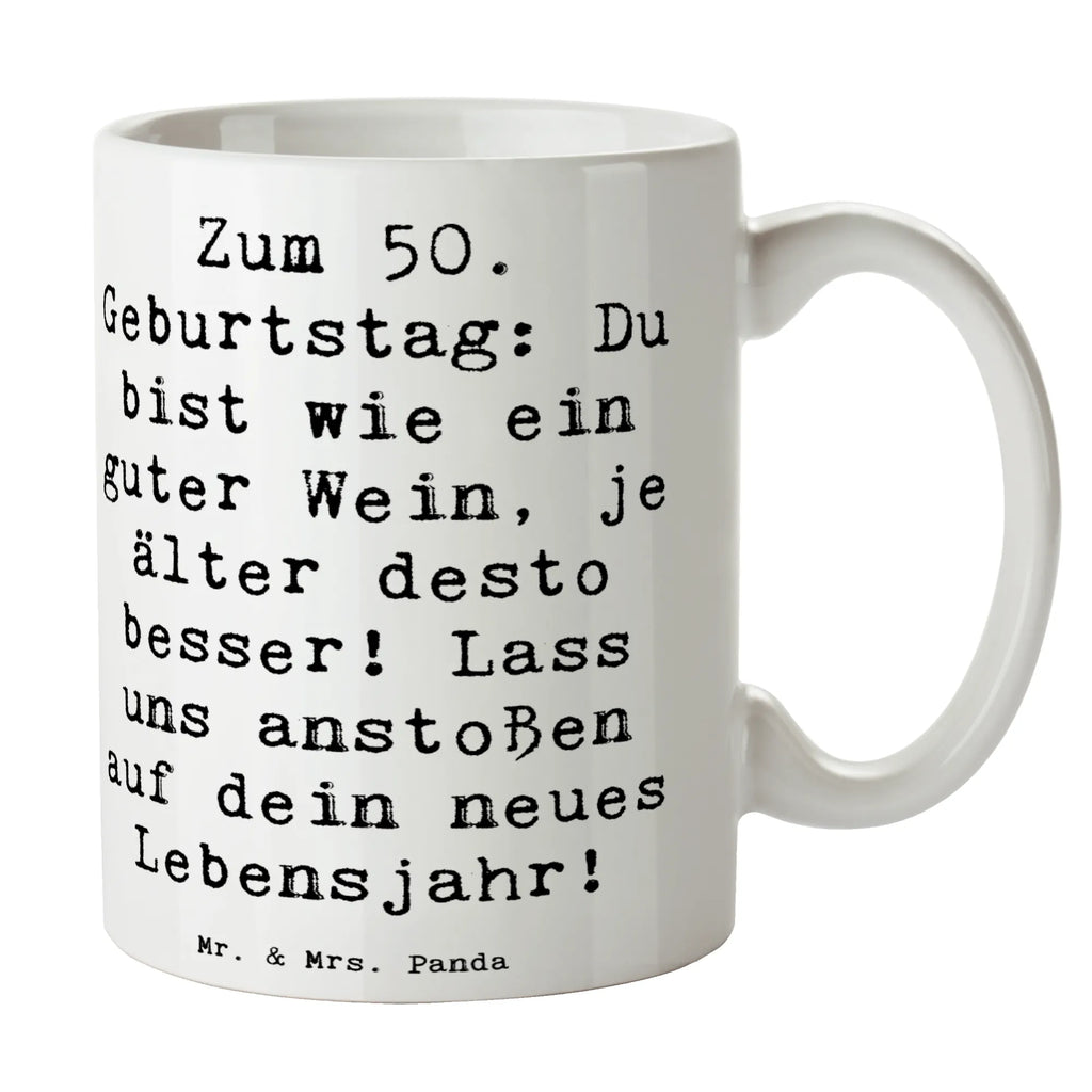 Tasse Spruch 50. Geburtstag