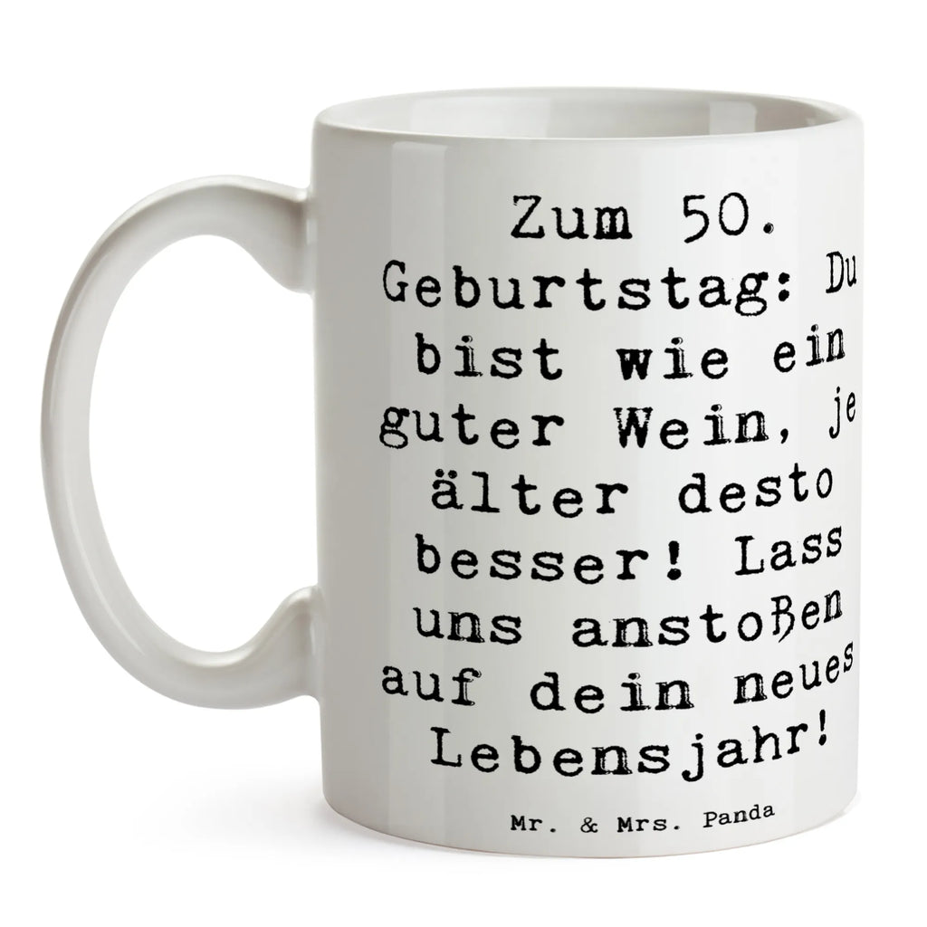 Tasse Spruch 50. Geburtstag