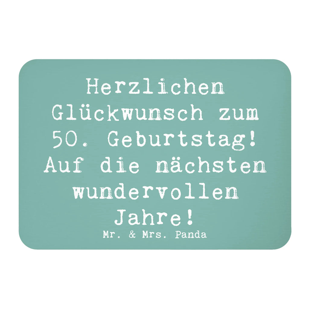 Magnet Spruch 50. Geburtstag Glückwunsch Souvenir Magnet, Kühlschrank Dekoration, Motivmagnete, Kühlschrankmagnet, Pinnwandmagnet, Whiteboard Magnet, Notiz Magnet, Dekomagnet, Geburtstag, Geburtstagsgeschenk, Geschenk