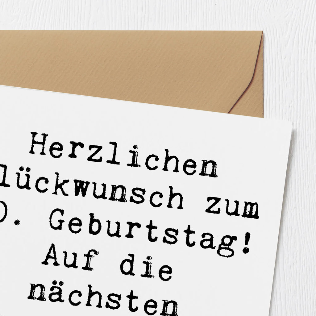 Deluxe Karte Spruch 50. Geburtstag Glückwunsch Einladungskarte, Grußkarte, Hochwertige Grußkarte, Geburtstagskarte, Hochzeitskarte, Karte, Glückwunschkarte, Hochwertige Klappkarte, Klappkarte, Geburtstag, Geburtstagsgeschenk, Geschenk