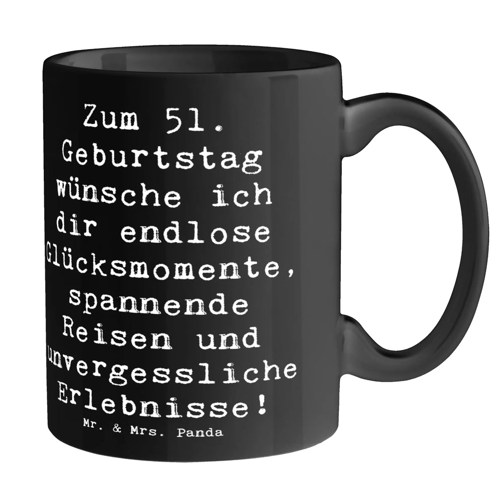 Tasse Spruch 51. Geburtstag Glücksmomente Keramiktasse, Kaffeetasse, Tasse mit Motiven, Bürotasse, Tasse mit Zitaten, Geschenktasse, Teetasse, Porzellantasse, Tasse, Geburtstag, Geburtstagsgeschenk, Geschenk
