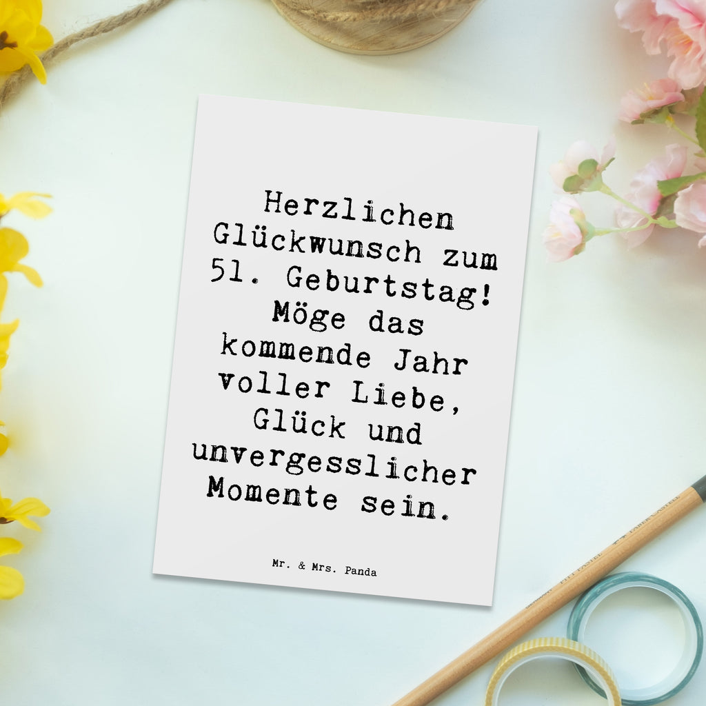 Postkarte Spruch 51. Geburtstag Karte, Ansichtskarten, Einladungskarten Geburtstag, Grußkarte, Einladung, Einladungskarte, Postkarte, Einladung Geburtstag, Dankeskarte, Ansichtskarte, Geburtstagskarte, Geschenkkarte, Geburtstag, Geburtstagsgeschenk, Geschenk