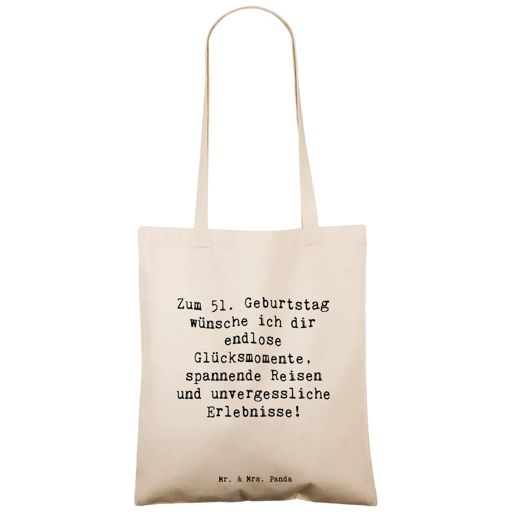 Tragetasche Spruch 51. Geburtstag Glücksmomente Beuteltasche, Beutel, Einkaufstasche, Jutebeutel, Stoffbeutel, Tasche, Shopper, Umhängetasche, Strandtasche, Schultertasche, Stofftasche, Tragetasche, Badetasche, Jutetasche, Einkaufstüte, Laptoptasche, Geburtstag, Geburtstagsgeschenk, Geschenk