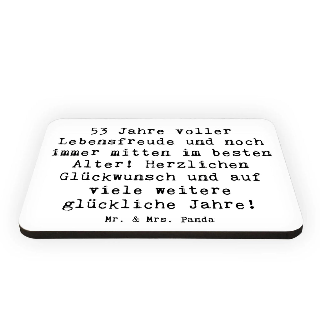 Magnet Spruch 53. Geburtstag Freude Souvenir Magnet, Kühlschrank Dekoration, Motivmagnete, Dekomagnet, Notiz Magnet, Kühlschrankmagnet, Whiteboard Magnet, Pinnwandmagnet, Geburtstag, Geburtstagsgeschenk, Geschenk