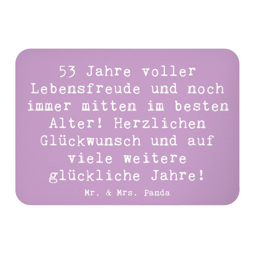 Magnet Spruch 53. Geburtstag Freude Souvenir Magnet, Kühlschrank Dekoration, Motivmagnete, Dekomagnet, Notiz Magnet, Kühlschrankmagnet, Whiteboard Magnet, Pinnwandmagnet, Geburtstag, Geburtstagsgeschenk, Geschenk