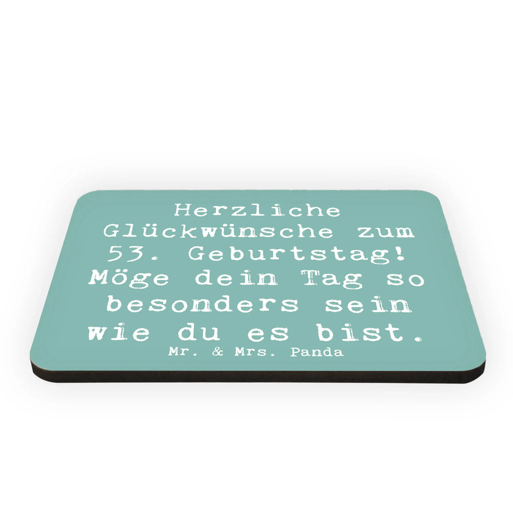 Magnet Saying Herzliche Glückwünsche zum 53. Geburtstag! Möge dein Tag so besonders sein wie du es bist. Dekomagnet, Motivmagnete, Notiz Magnet, Souvenir Magnet, Pinnwandmagnet, Kühlschrank Dekoration, Kühlschrankmagnet, Whiteboard Magnet, Geburtstag, Geburtstagsgeschenk, Geschenk