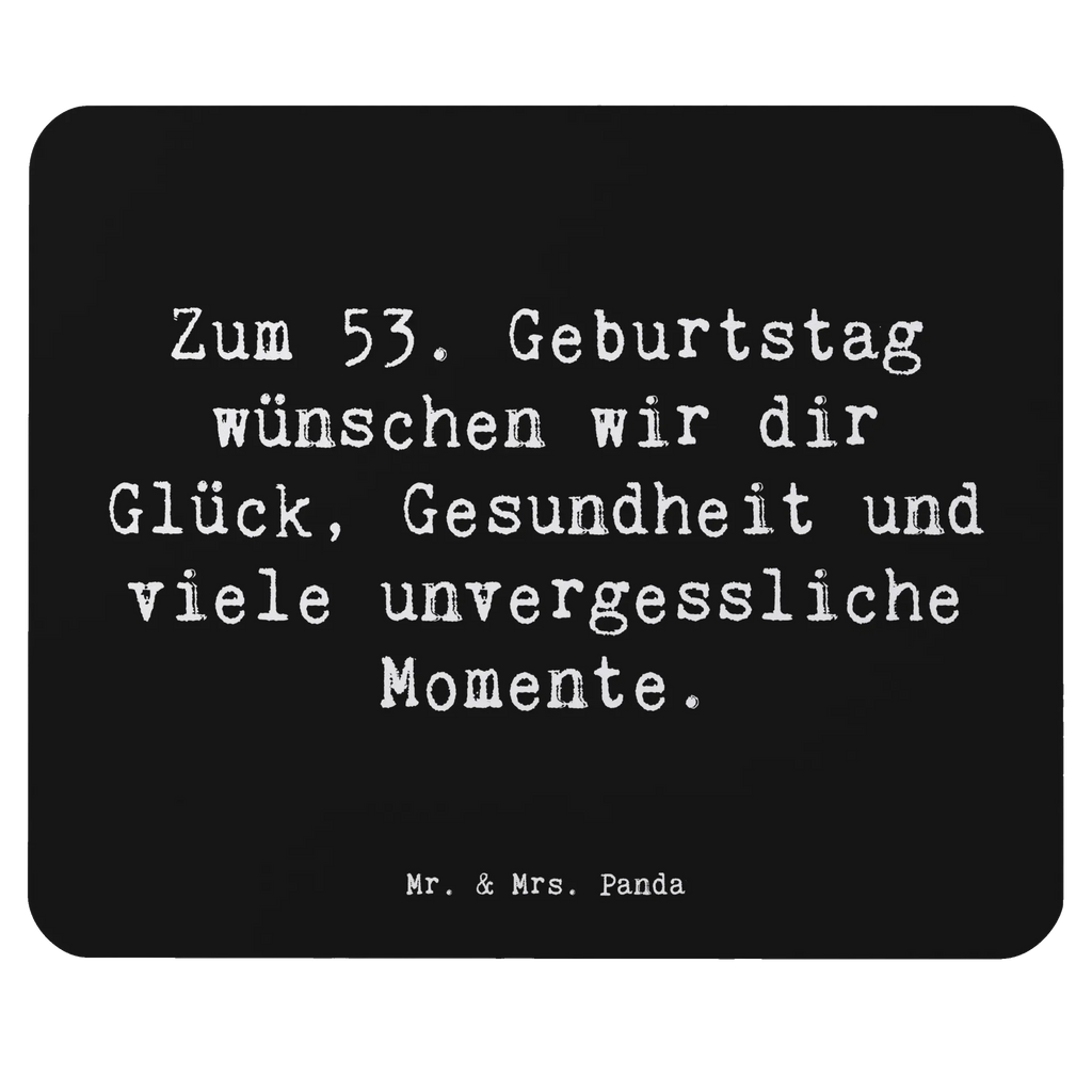 Mauspad Spruch 53. Geburtstag Glück Mausunterlage, Einzigartiges Mauspad, Mauspad, PC Zubehör, Computer zubehör, Büroausstattung, Mousepad, Mauspad Büro, Arbeitszimmer, Designer Mauspad, Geburtstag, Geburtstagsgeschenk, Geschenk