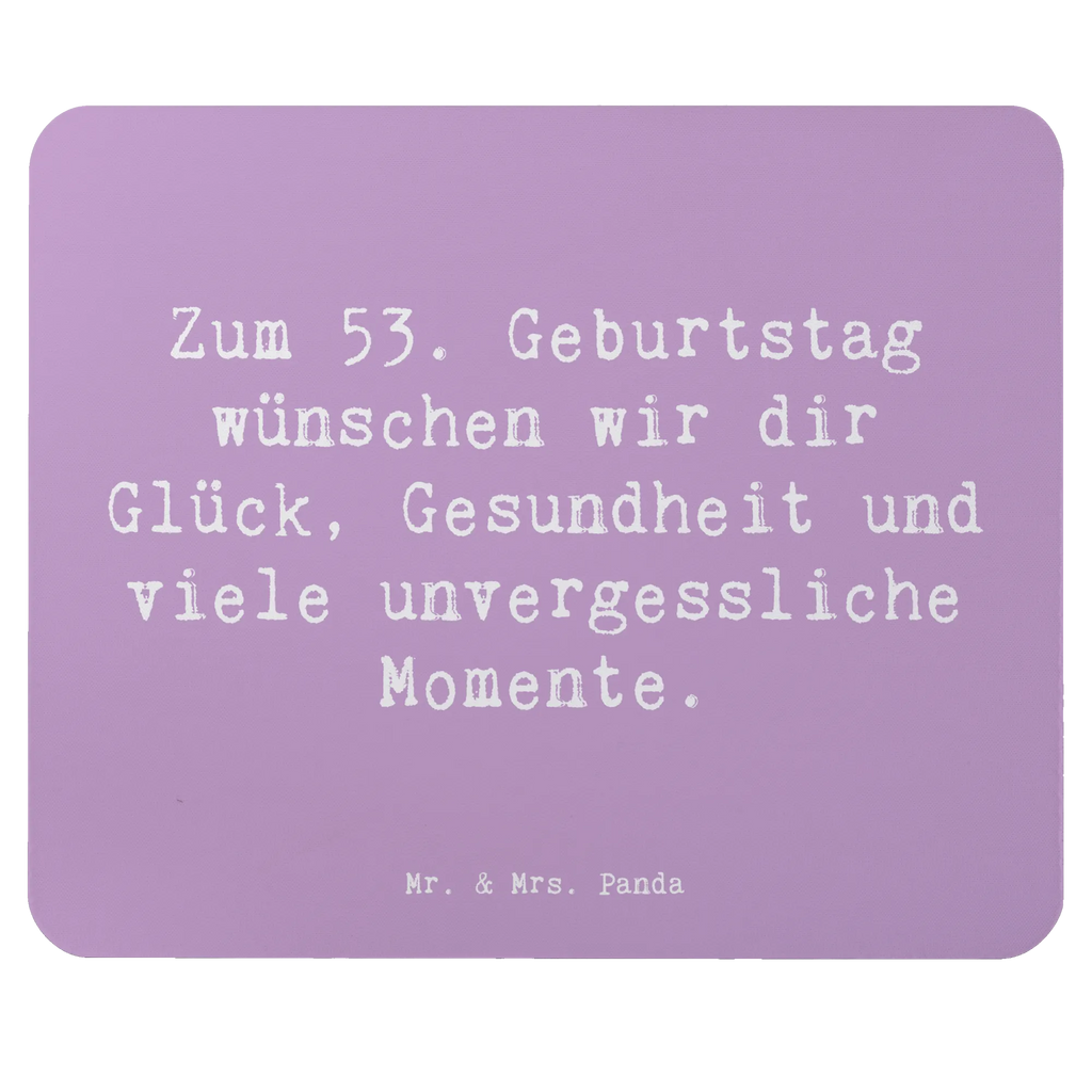 Mauspad Spruch 53. Geburtstag Glück Mausunterlage, Einzigartiges Mauspad, Mauspad, PC Zubehör, Computer zubehör, Büroausstattung, Mousepad, Mauspad Büro, Arbeitszimmer, Designer Mauspad, Geburtstag, Geburtstagsgeschenk, Geschenk