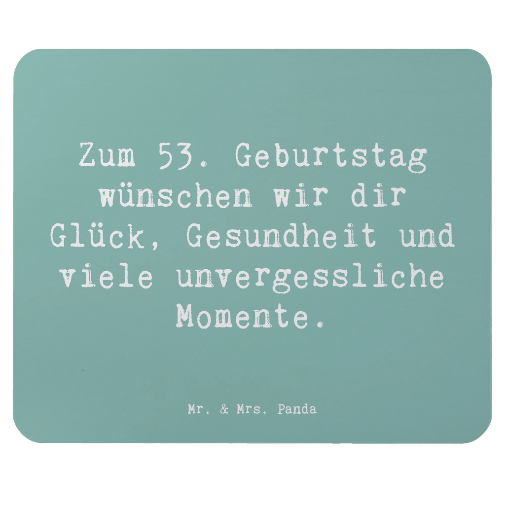 Mauspad Spruch 53. Geburtstag Glück Mausunterlage, Einzigartiges Mauspad, Mauspad, PC Zubehör, Computer zubehör, Büroausstattung, Mousepad, Mauspad Büro, Arbeitszimmer, Designer Mauspad, Geburtstag, Geburtstagsgeschenk, Geschenk