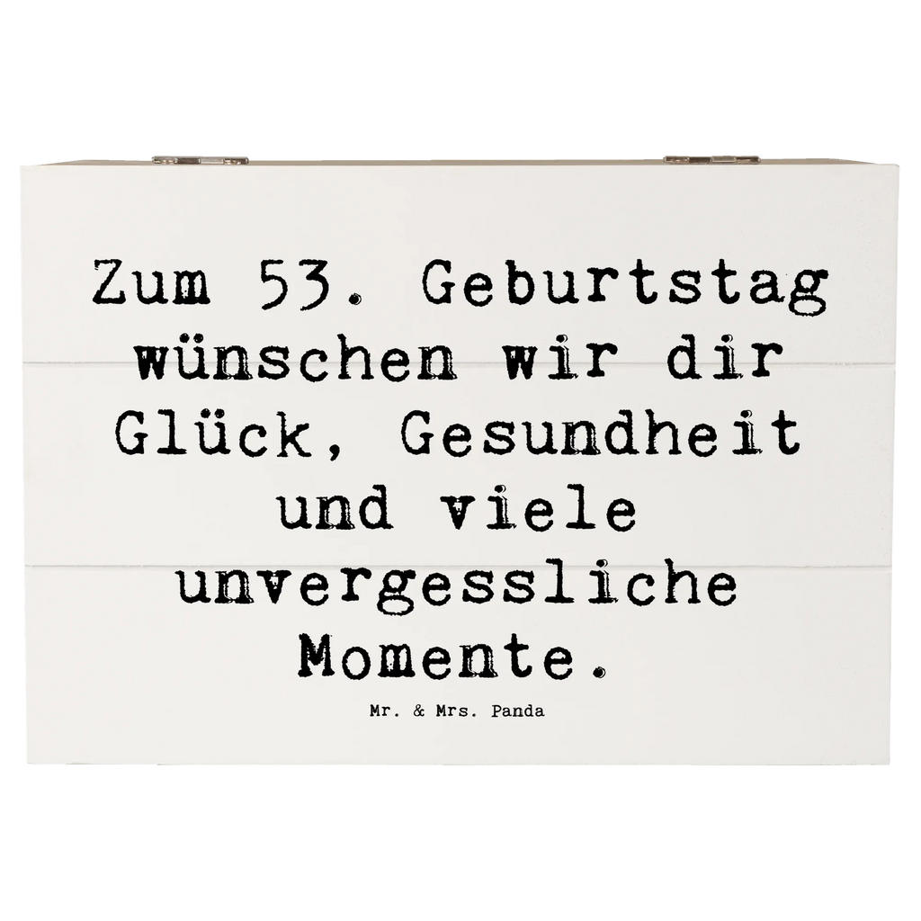 Holzkiste Spruch 53. Geburtstag Glück Holzkiste, Schatzkiste, Geschenkdose, XXL, Truhe, Schatulle, Erinnerungsbox, Kiste, Dekokiste, Geschenkbox, Erinnerungskiste, Aufbewahrungsbox, Geburtstag, Geburtstagsgeschenk, Geschenk