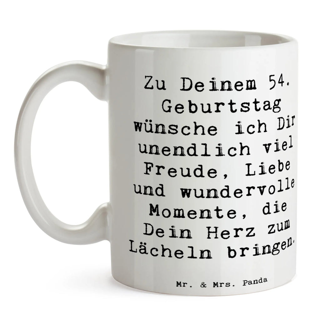 Tasse Spruch 54. Geburtstag Freude Mug, Henkelbecher, hochwertige tasse, Henkeltasse, tasse für büro, Tasse mit Motiv, Bürotasse, Sprüchetasse, Dekotasse, tasse für kaffee, Kakaotasse, kaffeebecher bedruckt, Becher, Keramikbecher, Motivtasse, Frühstückstasse, Kaffeebecher, Teebecher, kaffeetasse bedruckt, Coffee Mug, Teepott, Trinktasse, Pott, Tasse, schöne tasse, design tasse, Designtasse, Geschenktasse, statement tasse, heißgetränkebecher, Kaffeepott, kaffeebecher keramik, Bürobecher, haferl, Trinkbecher, kaffeetasse keramik, milchkaffeetasse, Bedruckte Tasse, Keramiktasse, Frühstücksbecher, Teetasse, Kaffeetasse, Tasse mit Spruch, Geschenk, Geburtstag, Geburtstagsgeschenk