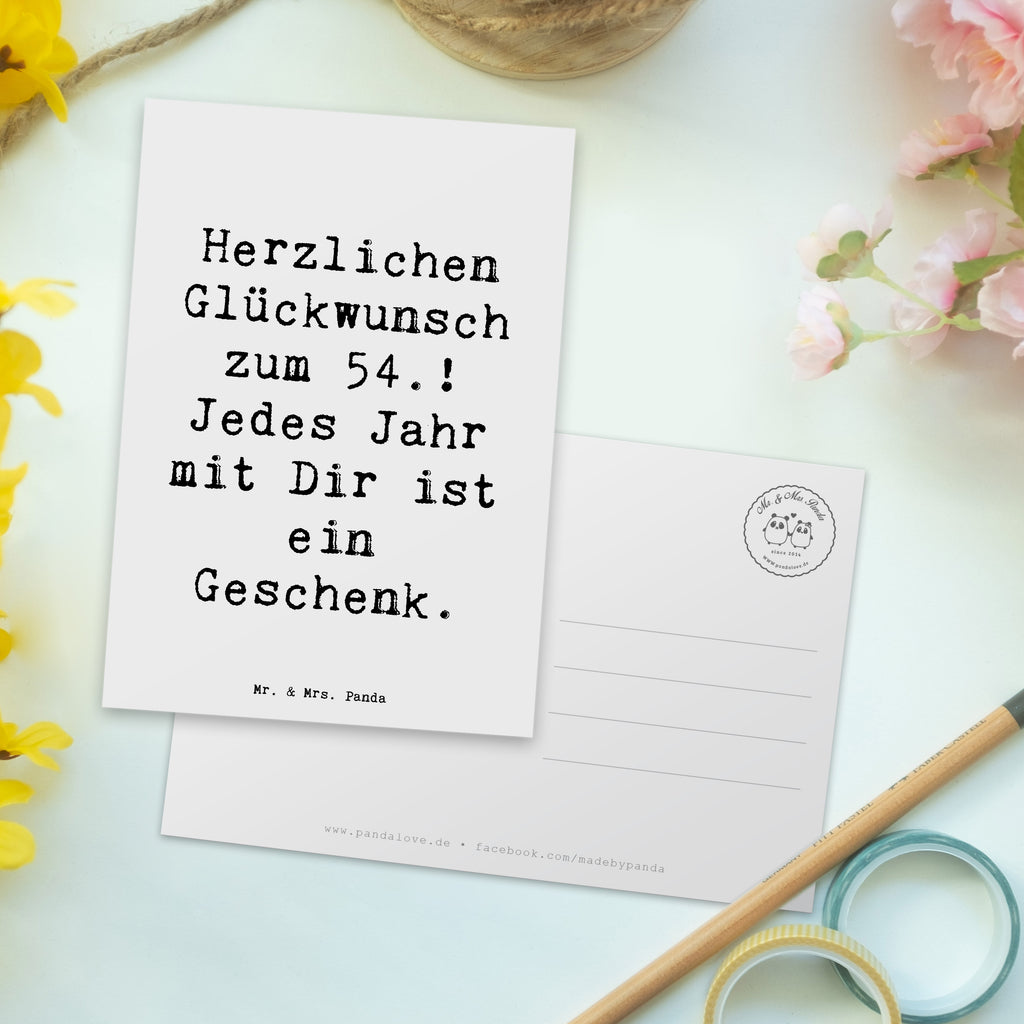 Postkarte Spruch 54. Geburtstag Karte, Grußkarte, Postkarte, Einladungskarte, Ansichtskarten, Einladung Geburtstag, Geburtstagskarte, Ansichtskarte, Einladung, Einladungskarten Geburtstag, Geschenkkarte, Dankeskarte, Geburtstag, Geburtstagsgeschenk, Geschenk