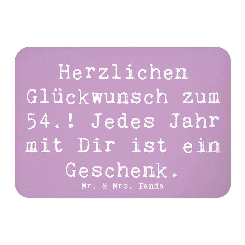 Magnet Saying Herzlichen Glückwunsch zum 54.! Jedes Jahr mit Dir ist ein Geschenk. Motivmagnete, Whiteboard Magnet, Notiz Magnet, Souvenir Magnet, Kühlschrankmagnet, Kühlschrank Dekoration, Dekomagnet, Pinnwandmagnet, Geburtstag, Geburtstagsgeschenk, Geschenk