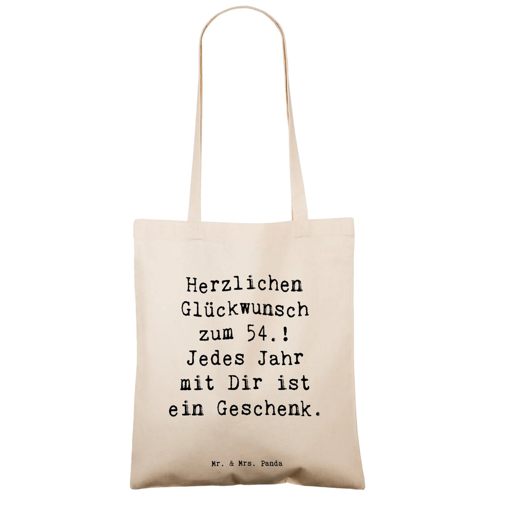 Tragetasche Spruch 54. Geburtstag Schultertasche, Badetasche, Strandtasche, Tragetasche, Umhängetasche, Laptoptasche, Tasche, Beuteltasche, Stofftasche, Jutebeutel, Stoffbeutel, Beutel, Einkaufstüte, Einkaufstasche, Shopper, Jutetasche, Geburtstag, Geburtstagsgeschenk, Geschenk