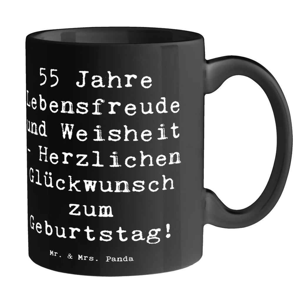 Tasse Spruch 55. Geburtstag Freude Tasse, Geschenktasse, Keramiktasse, Teetasse, Porzellantasse, Tasse mit Motiven, Kaffeetasse, Bürotasse, Tasse mit Zitaten, Geburtstag, Geburtstagsgeschenk, Geschenk