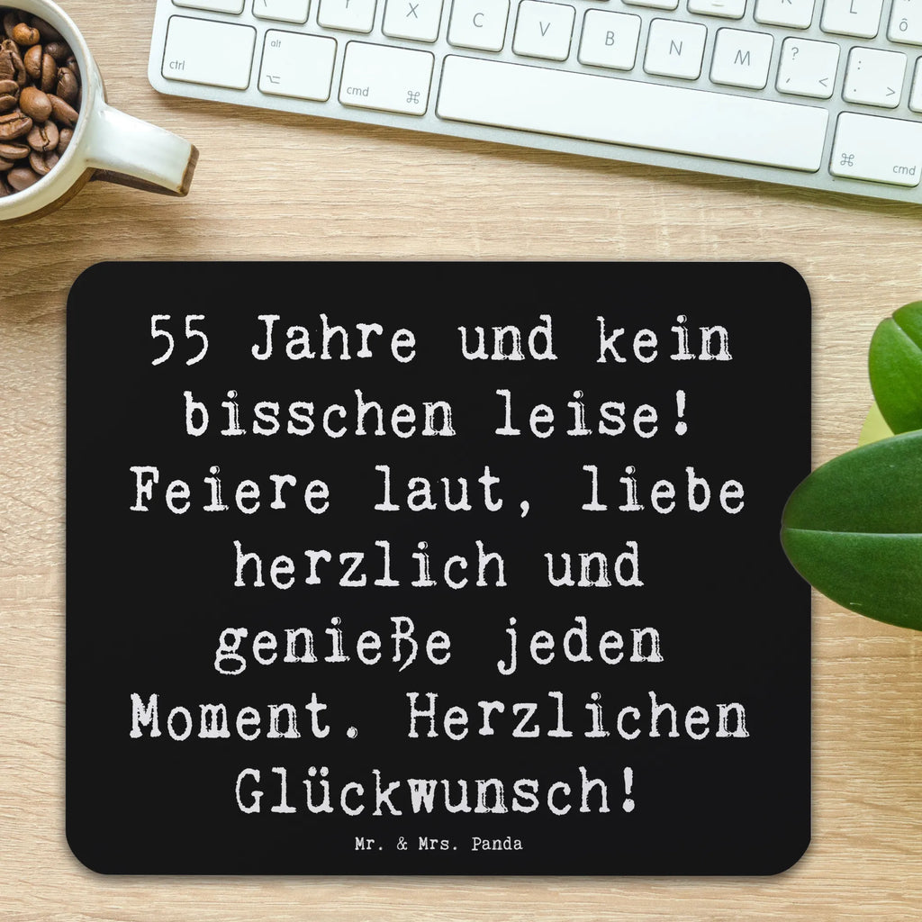 Mauspad Spruch 55. Geburtstag Computer zubehör, Mousepad, Mauspad, PC Zubehör, Mausunterlage, Designer Mauspad, Mauspad Büro, Büroausstattung, Einzigartiges Mauspad, Arbeitszimmer, Geburtstag, Geburtstagsgeschenk, Geschenk