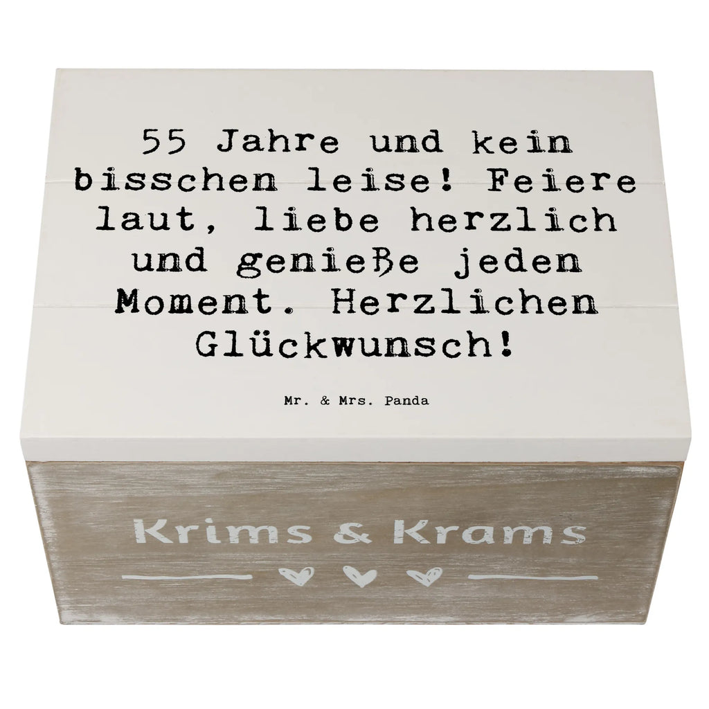 Holzkiste Spruch 55. Geburtstag Truhe, Erinnerungskiste, XXL, Schatzkiste, Aufbewahrungsbox, Geschenkdose, Geschenkbox, Schatulle, Erinnerungsbox, Dekokiste, Kiste, Holzkiste, Geburtstag, Geburtstagsgeschenk, Geschenk