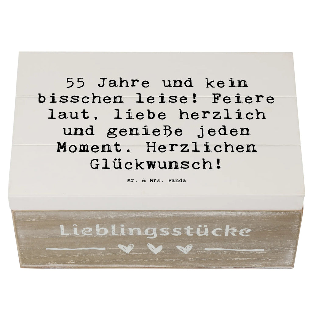 Holzkiste Spruch 55. Geburtstag Truhe, Erinnerungskiste, XXL, Schatzkiste, Aufbewahrungsbox, Geschenkdose, Geschenkbox, Schatulle, Erinnerungsbox, Dekokiste, Kiste, Holzkiste, Geburtstag, Geburtstagsgeschenk, Geschenk