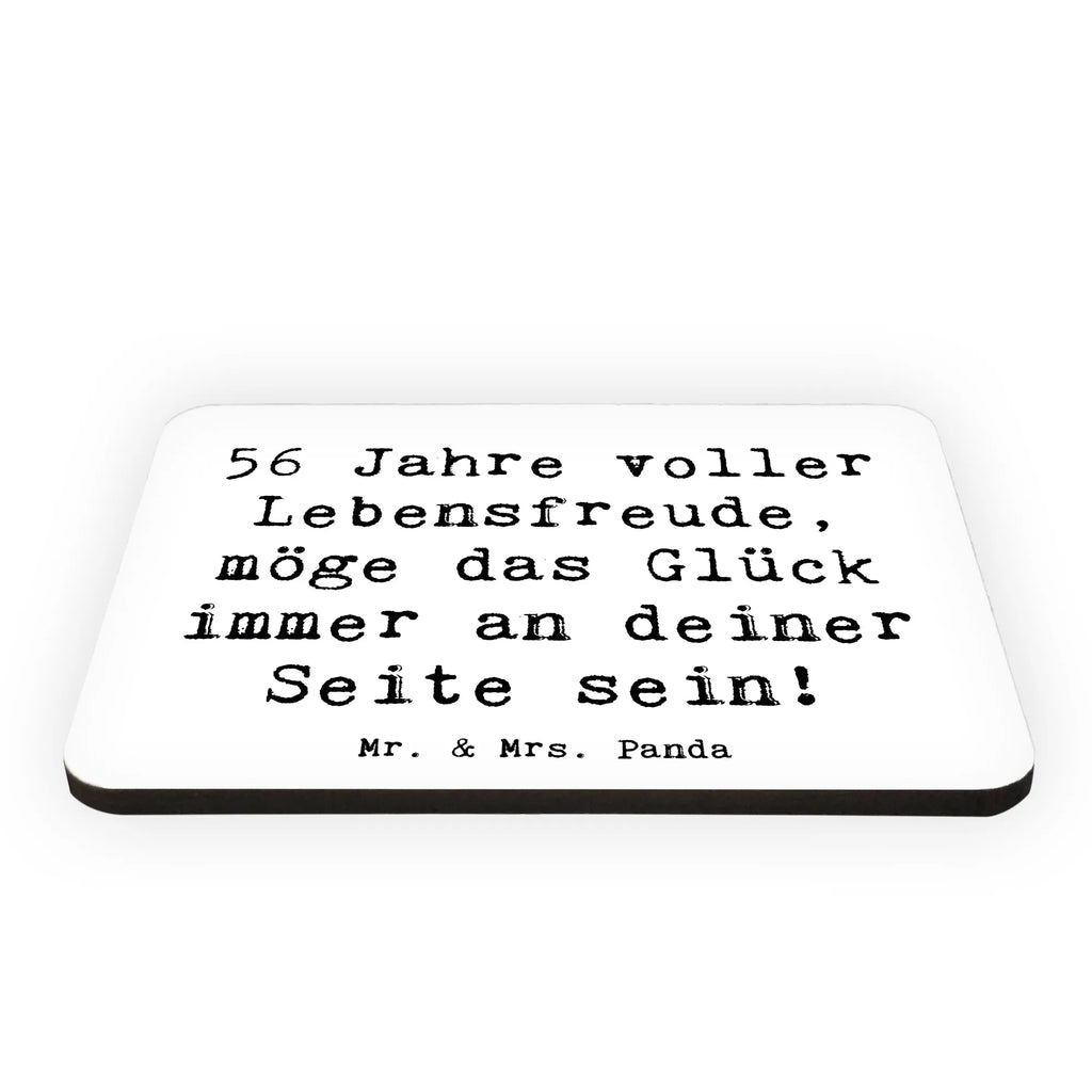 Magnet Saying 56 Jahre voller Lebensfreude, möge das Glück immer an deiner Seite sein! Whiteboard Magnet, Motivmagnete, Pinnwandmagnet, Dekomagnet, Kühlschrank Dekoration, Notiz Magnet, Kühlschrankmagnet, Souvenir Magnet, Geburtstag, Geburtstagsgeschenk, Geschenk
