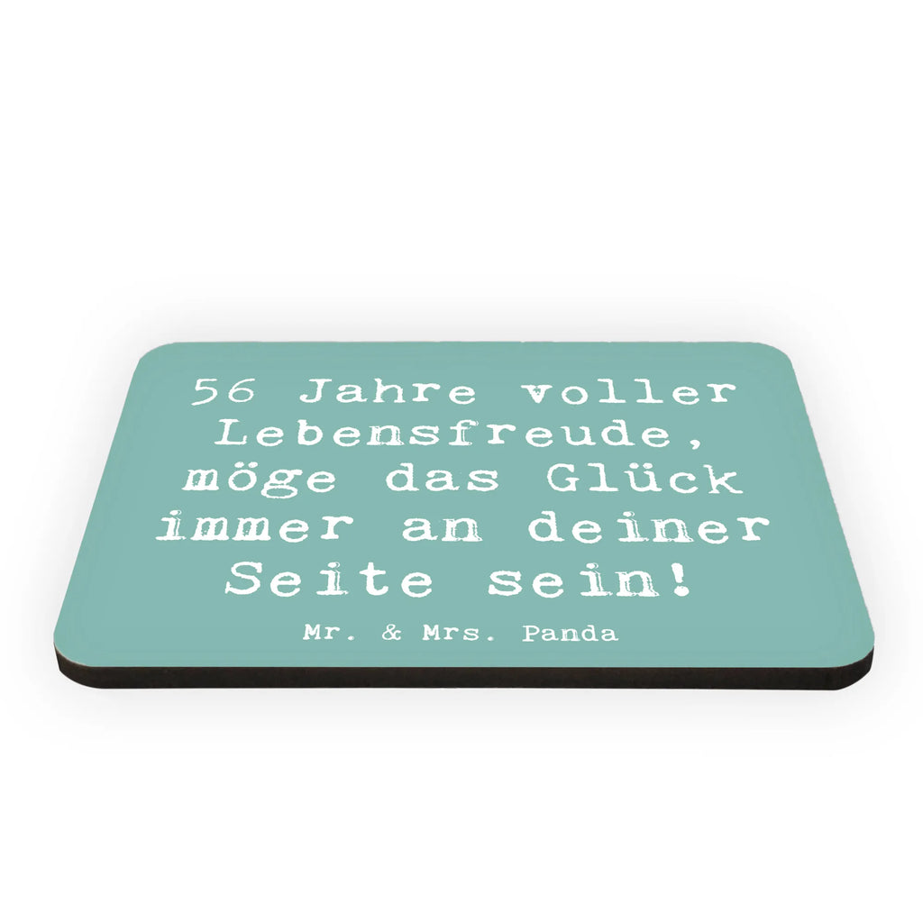 Magnet Saying 56 Jahre voller Lebensfreude, möge das Glück immer an deiner Seite sein! Whiteboard Magnet, Motivmagnete, Pinnwandmagnet, Dekomagnet, Kühlschrank Dekoration, Notiz Magnet, Kühlschrankmagnet, Souvenir Magnet, Geburtstag, Geburtstagsgeschenk, Geschenk