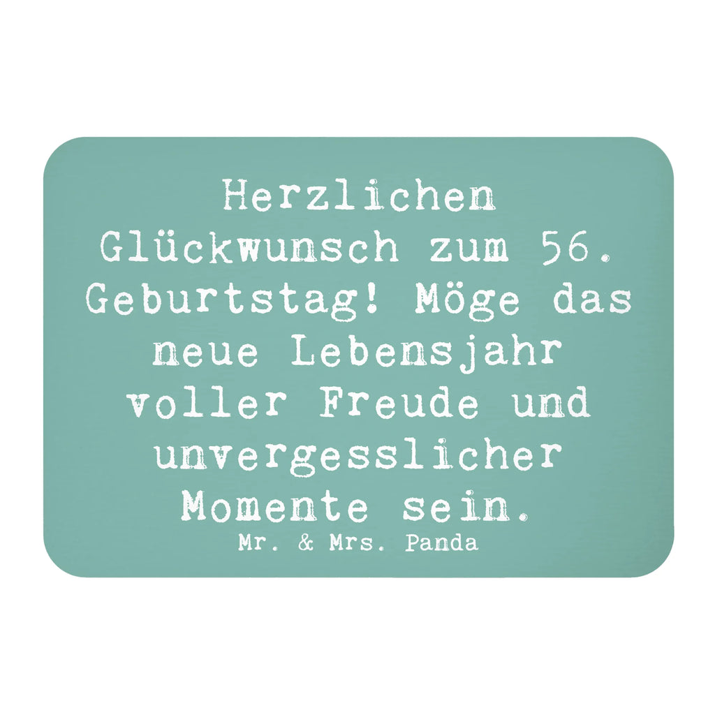 Magnet Spruch 56. Geburtstag Freude Kühlschrankmagnet, Kühlschrank Dekoration, Souvenir Magnet, Dekomagnet, Notiz Magnet, Whiteboard Magnet, Pinnwandmagnet, Motivmagnete, Geburtstag, Geburtstagsgeschenk, Geschenk