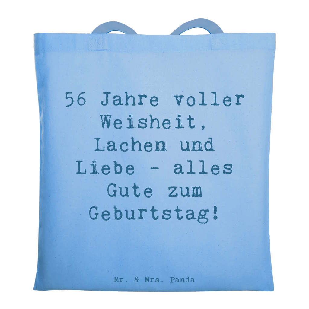 Tragetasche Spruch 56. Geburtstag Tasche, Stofftasche, Einkaufstasche, Schultertasche, Laptoptasche, Umhängetasche, Einkaufstüte, Shopper, Beuteltasche, Jutetasche, Strandtasche, Beutel, Badetasche, Tragetasche, Jutebeutel, Stoffbeutel, Geburtstag, Geburtstagsgeschenk, Geschenk