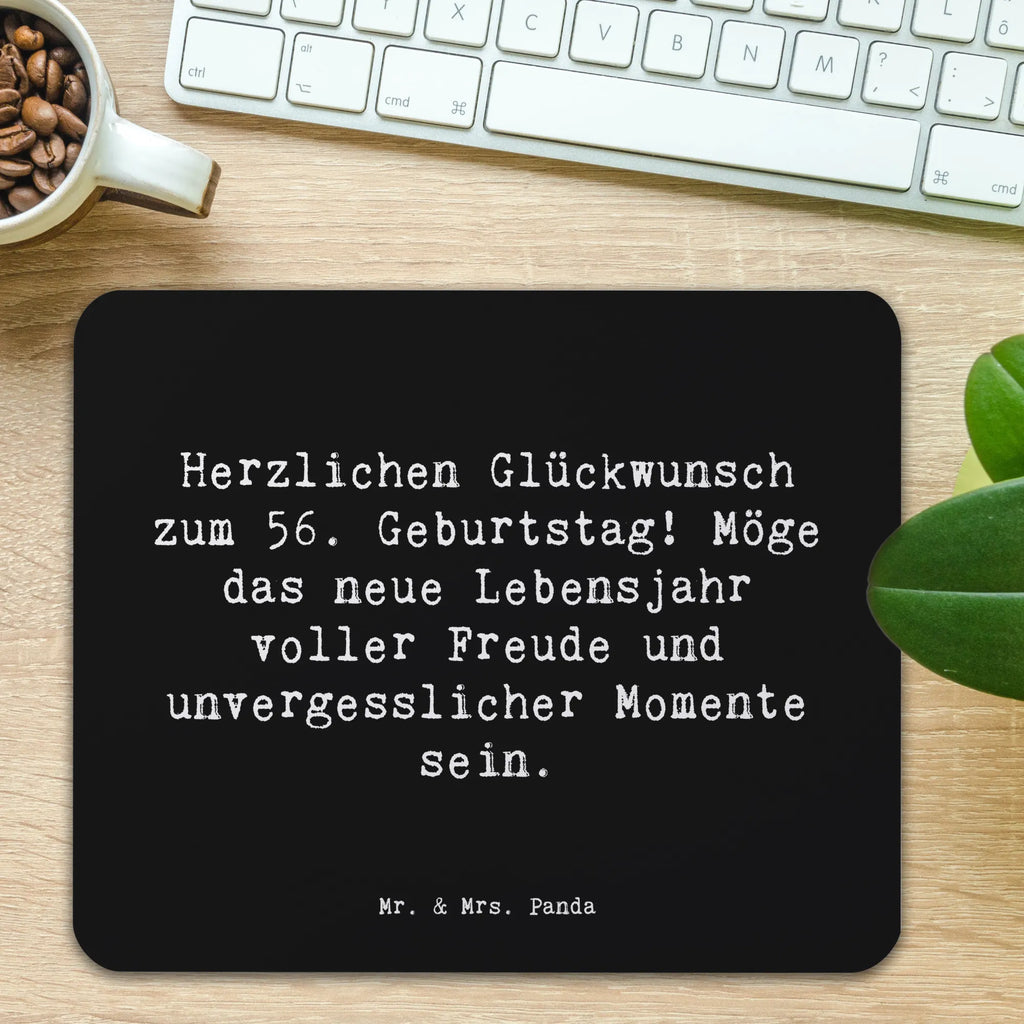 Mauspad Spruch 56. Geburtstag Freude Büroausstattung, Mauspad, Designer Mauspad, Einzigartiges Mauspad, Arbeitszimmer, Mauspad Büro, Mousepad, Mausunterlage, PC Zubehör, Computer zubehör, Geburtstag, Geburtstagsgeschenk, Geschenk