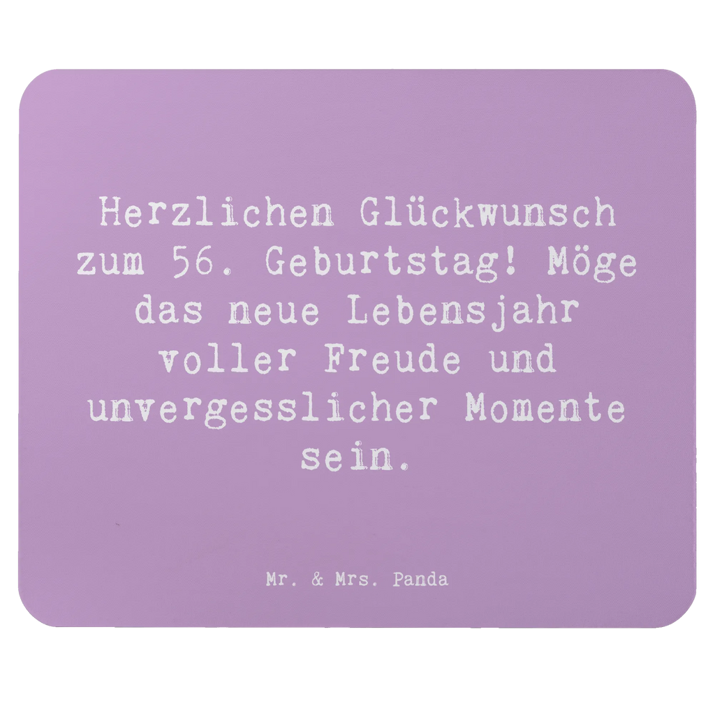 Mauspad Spruch 56. Geburtstag Freude Büroausstattung, Mauspad, Designer Mauspad, Einzigartiges Mauspad, Arbeitszimmer, Mauspad Büro, Mousepad, Mausunterlage, PC Zubehör, Computer zubehör, Geburtstag, Geburtstagsgeschenk, Geschenk