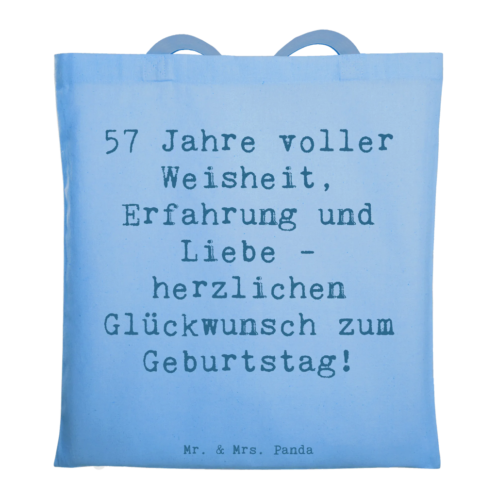 Tragetasche Spruch 57. Geburtstag Stoffbeutel, totebag, Umhängetasche, tragbeutel, Badetasche, Baumwollbeutel, Shopping Tasche, Tüte, Tragetasche, Büchertasche, Uni Tasche, textilbeutel, Baumwolltasche, Einkaufstasche, Einkaufstüte, Einkaufsbeutel, Unitasche, Shopper, Beutel, Schultertasche, Beuteltasche, Alltagstasche, Henkeltasche, Laptoptasche, Strandtasche, Tote Bag, Schultasche, textiltasche, Stofftasche, Tasche, Geschenk, Geburtstag, Geburtstagsgeschenk