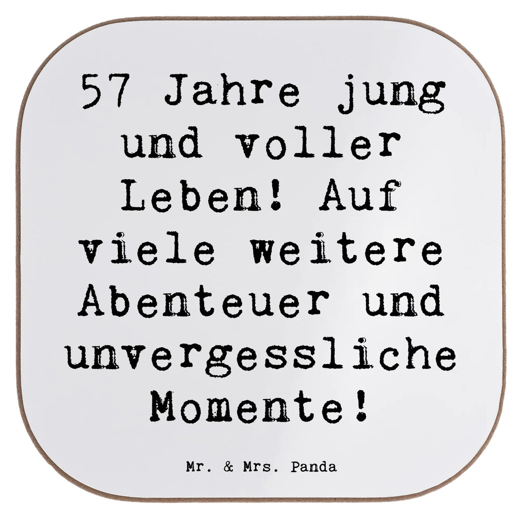 Square coaster Saying 57 Jahre jung und voller Leben! Auf viele weitere Abenteuer und unvergessliche Momente! Untersetzer aus Holz, Untersetzer Design, Untersetzer, Korkuntersetzer, Tassen Untersetzer, Untersetzer Holz, Untersetzer für Gläser, Holzuntersetzer, Bierdeckel, Glasuntersetzer, Getränkeuntersetzer, Untersetzer Gläser, Geburtstag, Geburtstagsgeschenk, Geschenk