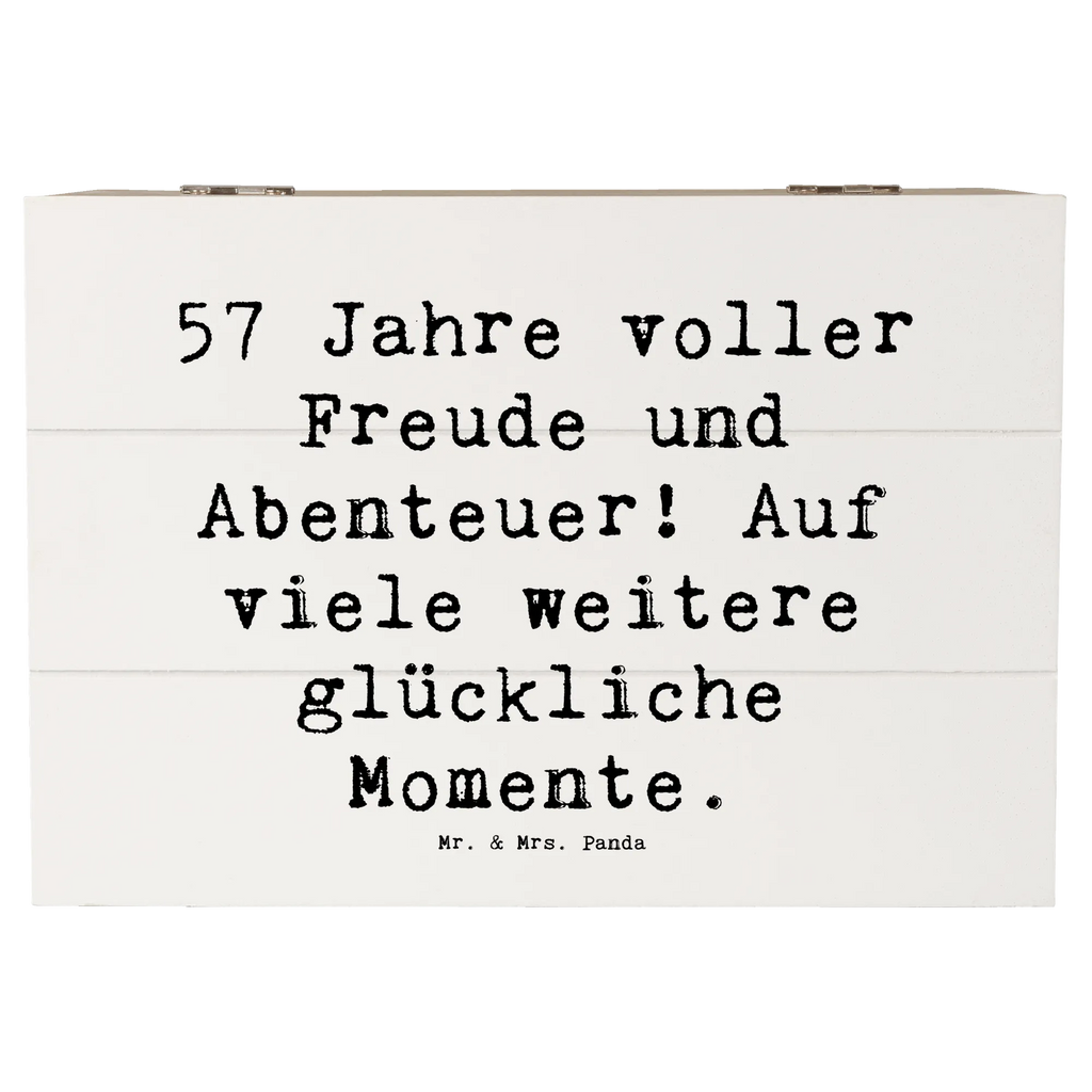 Holzkiste Spruch 57. Geburtstag Freude Schatzkiste, Aufbewahrungsbox, Truhe, Erinnerungskiste, Geschenkbox, Holzkiste, Dekokiste, XXL, Erinnerungsbox, Kiste, Geschenkdose, Schatulle, Geburtstag, Geburtstagsgeschenk, Geschenk