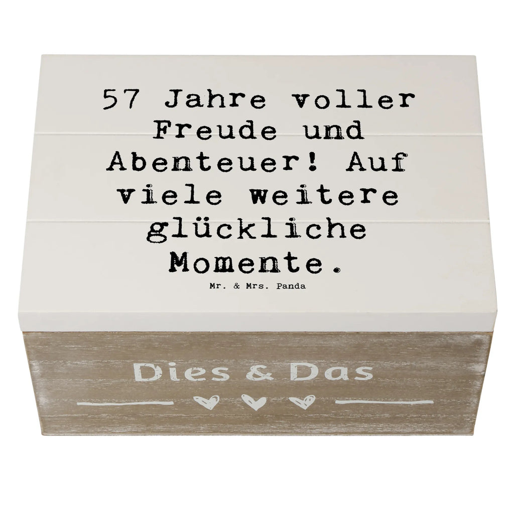 Holzkiste Spruch 57. Geburtstag Freude Schatzkiste, Aufbewahrungsbox, Truhe, Erinnerungskiste, Geschenkbox, Holzkiste, Dekokiste, XXL, Erinnerungsbox, Kiste, Geschenkdose, Schatulle, Geburtstag, Geburtstagsgeschenk, Geschenk