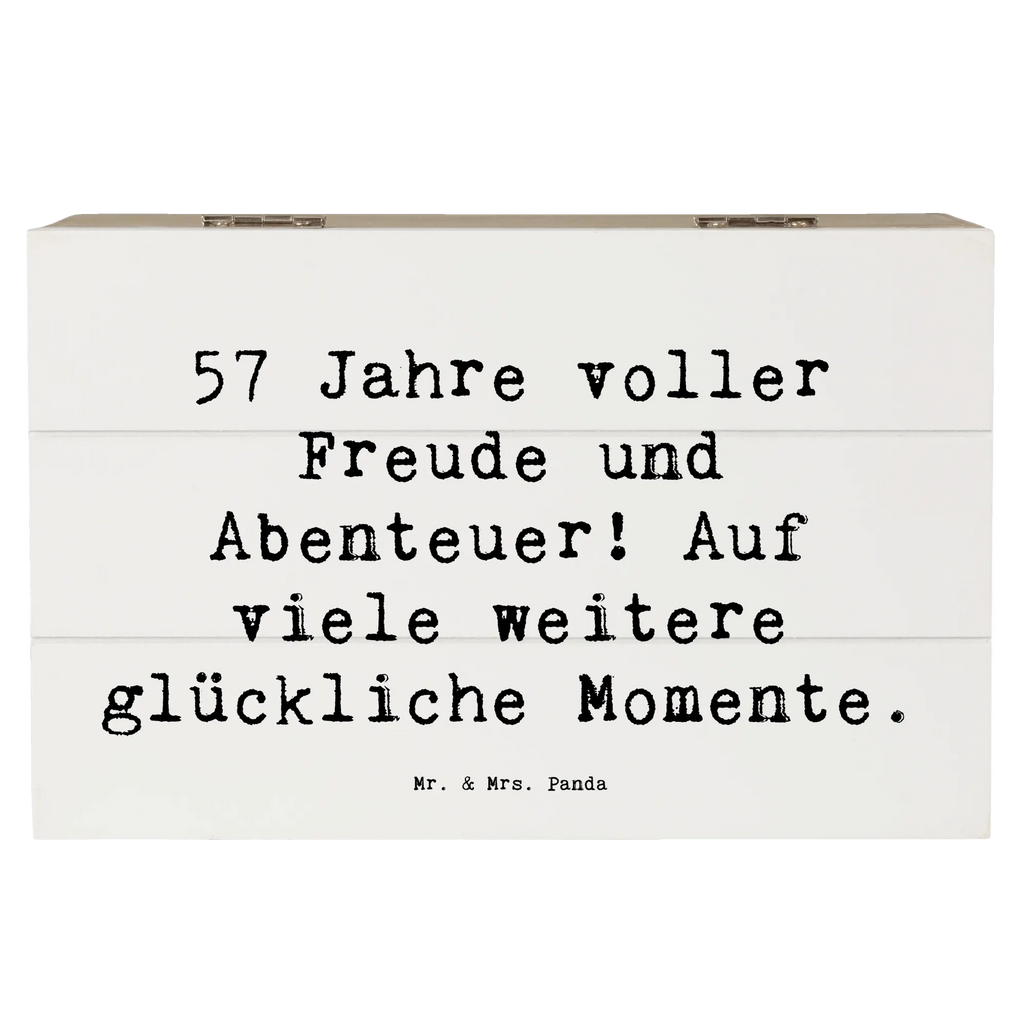 Holzkiste Spruch 57. Geburtstag Freude Schatzkiste, Aufbewahrungsbox, Truhe, Erinnerungskiste, Geschenkbox, Holzkiste, Dekokiste, XXL, Erinnerungsbox, Kiste, Geschenkdose, Schatulle, Geburtstag, Geburtstagsgeschenk, Geschenk