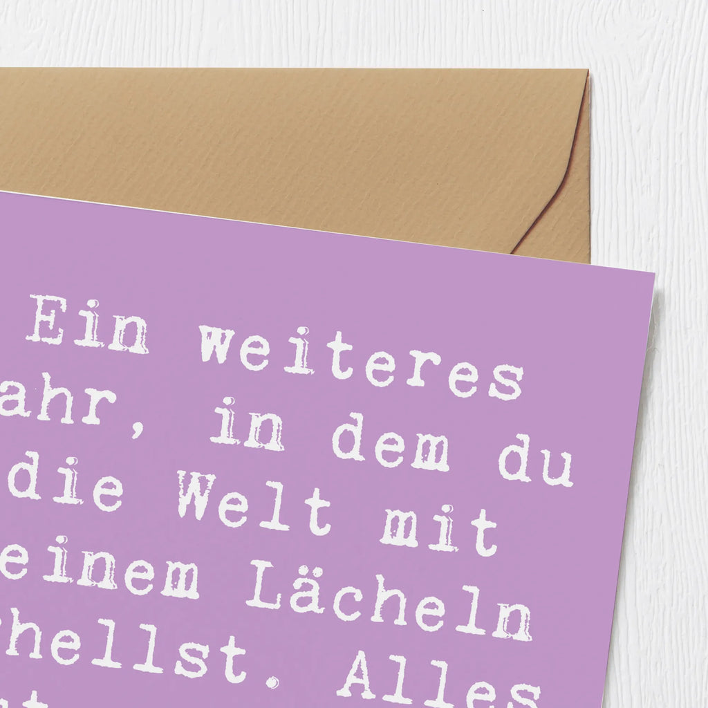 Deluxe Card Saying Ein weiteres Jahr, in dem du die Welt mit deinem Lächeln erhellst. Alles Gute zu deinem 57. Geburtstag! Karte, Einladungskarte, Geburtstagskarte, Hochzeitskarte, Grußkarte, Hochwertige Grußkarte, Glückwunschkarte, Hochwertige Klappkarte, Klappkarte, Geburtstag, Geburtstagsgeschenk, Geschenk
