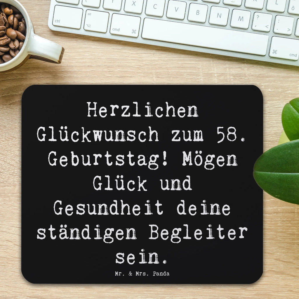Mauspad Spruch 58. Geburtstag Mausunterlage, Einzigartiges Mauspad, Arbeitszimmer, Designer Mauspad, Mauspad Büro, Computer zubehör, PC Zubehör, Mousepad, Büroausstattung, Mauspad, Geburtstag, Geburtstagsgeschenk, Geschenk
