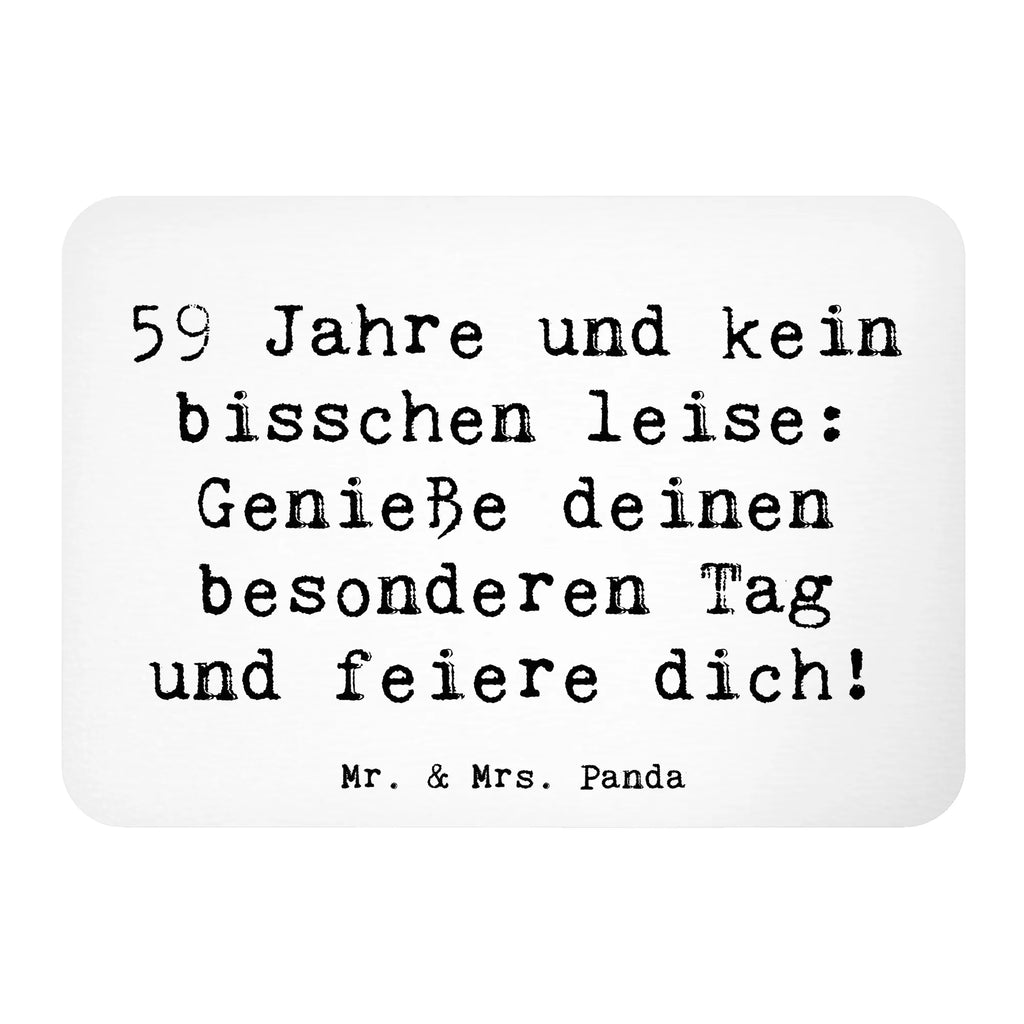 Magnet Spruch 59. Geburtstag Feier Motivmagnete, Pinnwandmagnet, Notiz Magnet, Dekomagnet, Whiteboard Magnet, Kühlschrankmagnet, Souvenir Magnet, Kühlschrank Dekoration, Geburtstag, Geburtstagsgeschenk, Geschenk
