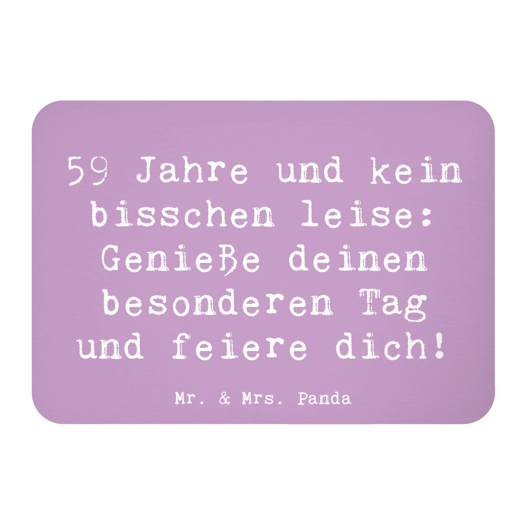 Magnet Spruch 59. Geburtstag Feier Motivmagnete, Pinnwandmagnet, Notiz Magnet, Dekomagnet, Whiteboard Magnet, Kühlschrankmagnet, Souvenir Magnet, Kühlschrank Dekoration, Geburtstag, Geburtstagsgeschenk, Geschenk