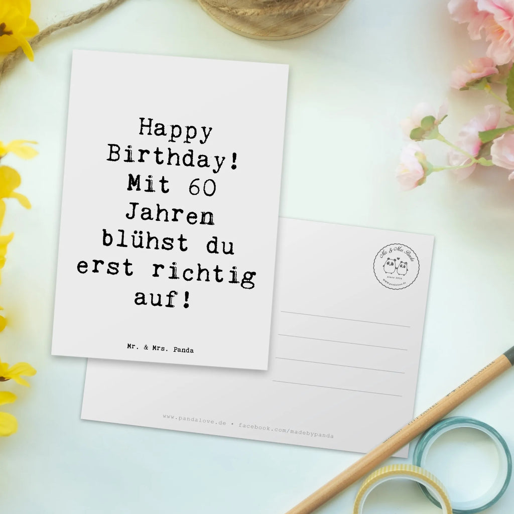 Postkarte Spruch 60. Geburtstag Aufblühen Karte, Postkarte, Einladungskarte, Einladung, Geschenkkarte, Ansichtskarten, Einladungskarten Geburtstag, Dankeskarte, Grußkarte, Einladung Geburtstag, Geburtstagskarte, Ansichtskarte, Geburtstag, Geburtstagsgeschenk, Geschenk