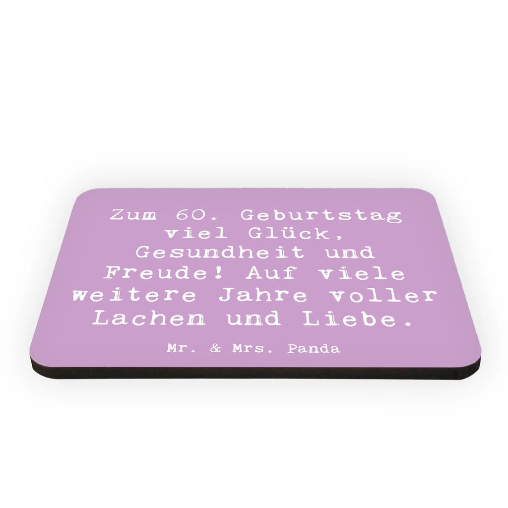 Magnet Spruch 60. Geburtstag Glück Motivmagnete, Dekomagnet, Souvenir Magnet, Whiteboard Magnet, Kühlschrankmagnet, Kühlschrank Dekoration, Notiz Magnet, Pinnwandmagnet, Geburtstag, Geburtstagsgeschenk, Geschenk