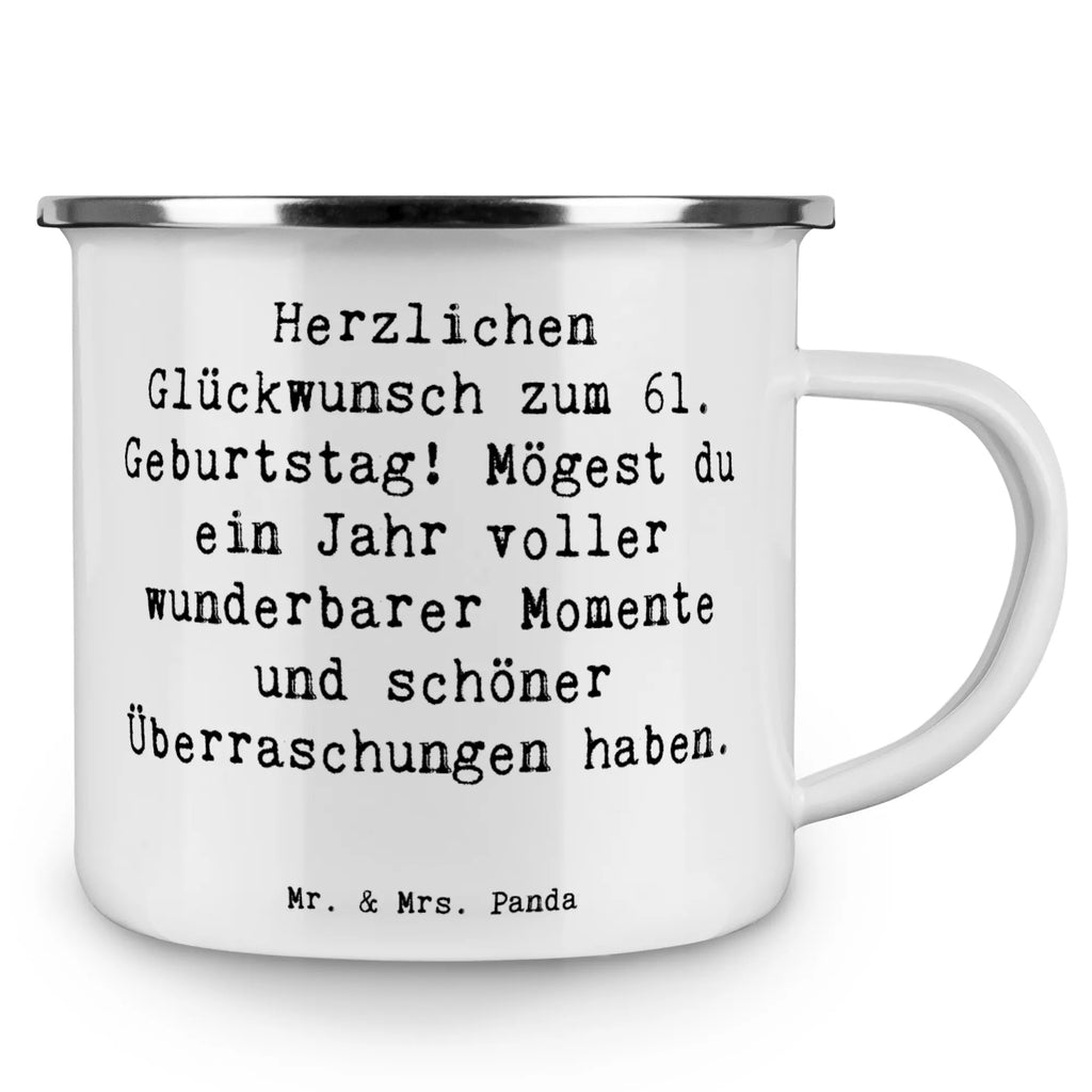 Enamel camping mug Saying Herzlichen Glückwunsch zum 61. Geburtstag! Mögest du ein Jahr voller wunderbarer Momente und schöner Überraschungen haben. Kaffee Blechtasse, Emaille Becher, Metalltasse für Camping, Blechtasse Outdoor, Campingtasse, Camping Tassen, Campingtassen, Camping Tassen Emaille, Camping Tasse Metall, Outdoor Tasse, Emaille Campingbecher, Emaille Tassen, Outdoor Becher, Trinkbecher, Emaille Becher Camping, Blechtasse, Camping Tasse Emaille, Emailletasse, Campingbecher, Emaille Tasse Camping, Camping Becher Edelstahl, Metalltasse, Edelstahl Trinkbecher, Tasse Emaille, Metall Tasse, Emaille Trinkbecher, Camping Becher, Tasse Camping, Blechtassen, Emaille Tasse, Geburtstag, Geburtstagsgeschenk, Geschenk