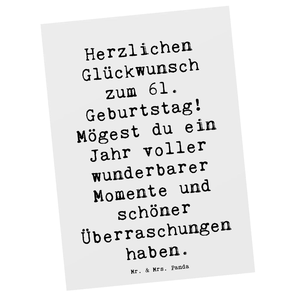 Postkarte Spruch 61. Geburtstag Glückwünsche Geburtstagskarte, Einladungskarten Geburtstag, Karte, Postkarte, Ansichtskarten, Einladung, Ansichtskarte, Dankeskarte, Einladungskarte, Einladung Geburtstag, Grußkarte, Geschenkkarte, Geburtstag, Geburtstagsgeschenk, Geschenk