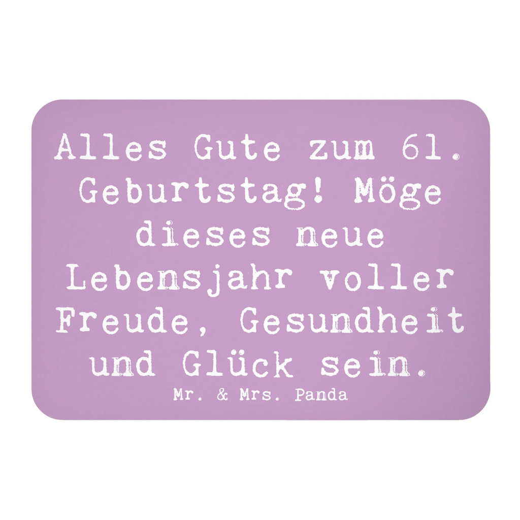 Magnet Spruch 61. Geburtstag Whiteboard Magnet, Motivmagnete, Notiz Magnet, Kühlschrankmagnet, Kühlschrank Dekoration, Dekomagnet, Pinnwandmagnet, Souvenir Magnet, Geburtstag, Geburtstagsgeschenk, Geschenk