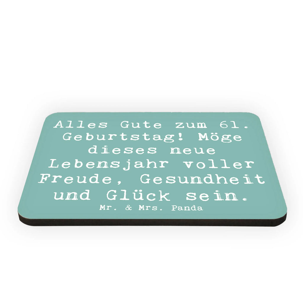 Magnet Spruch 61. Geburtstag Whiteboard Magnet, Motivmagnete, Notiz Magnet, Kühlschrankmagnet, Kühlschrank Dekoration, Dekomagnet, Pinnwandmagnet, Souvenir Magnet, Geburtstag, Geburtstagsgeschenk, Geschenk
