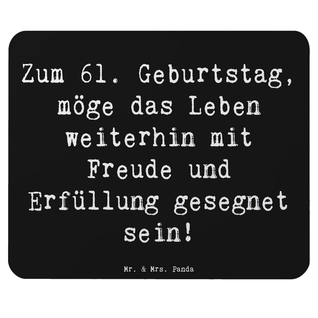 Mauspad Spruch 61. Geburtstag Freude PC Zubehör, Mausunterlage, Büroausstattung, Mauspad, Designer Mauspad, Computer zubehör, Einzigartiges Mauspad, Mousepad, Arbeitszimmer, Mauspad Büro, Geburtstag, Geburtstagsgeschenk, Geschenk