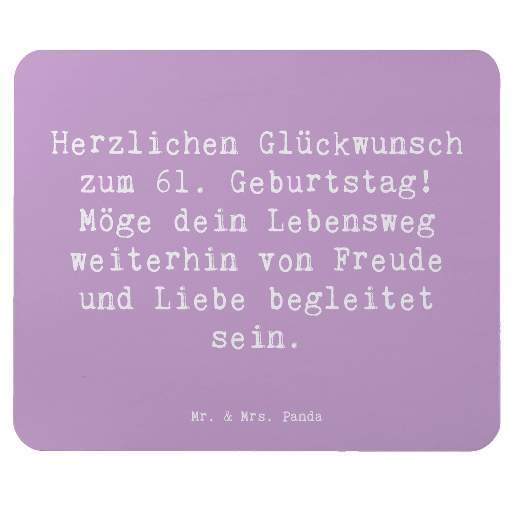Mauspad Spruch 61. Geburtstag Einzigartiges Mauspad, Mousepad, Arbeitszimmer, Mausunterlage, Computer zubehör, Büroausstattung, PC Zubehör, Designer Mauspad, Mauspad Büro, Mauspad, Geburtstag, Geburtstagsgeschenk, Geschenk
