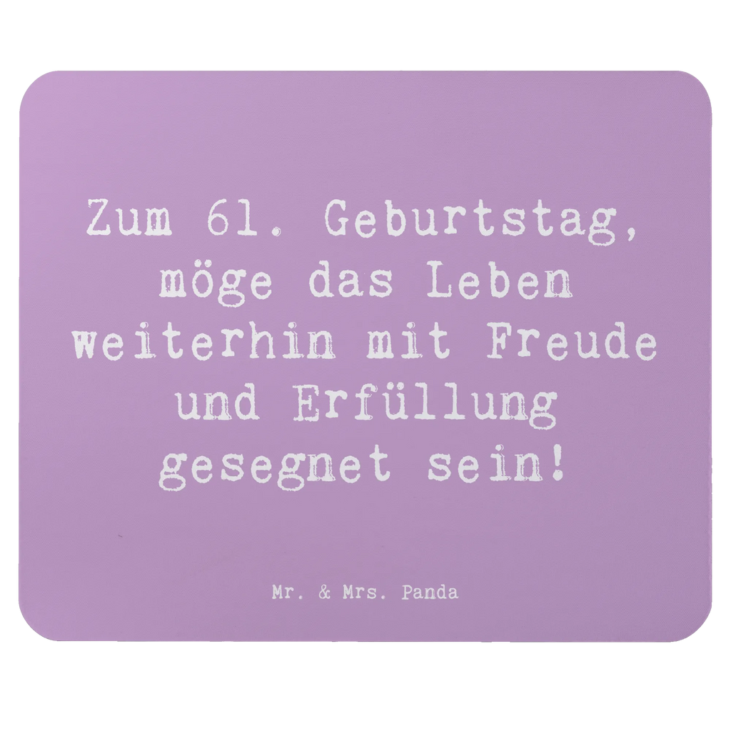 Mauspad Spruch 61. Geburtstag Freude PC Zubehör, Mausunterlage, Büroausstattung, Mauspad, Designer Mauspad, Computer zubehör, Einzigartiges Mauspad, Mousepad, Arbeitszimmer, Mauspad Büro, Geburtstag, Geburtstagsgeschenk, Geschenk
