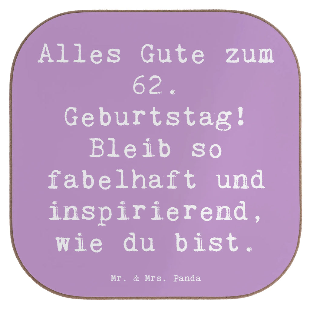 Square coaster Saying Alles Gute zum 62. Geburtstag! Bleib so fabelhaft und inspirierend, wie du bist. Holzuntersetzer, Untersetzer, Glasuntersetzer, Untersetzer Design, Untersetzer Holz, Untersetzer aus Holz, Getränkeuntersetzer, Untersetzer Gläser, Bierdeckel, Korkuntersetzer, Untersetzer für Gläser, Tassen Untersetzer, Geburtstag, Geburtstagsgeschenk, Geschenk