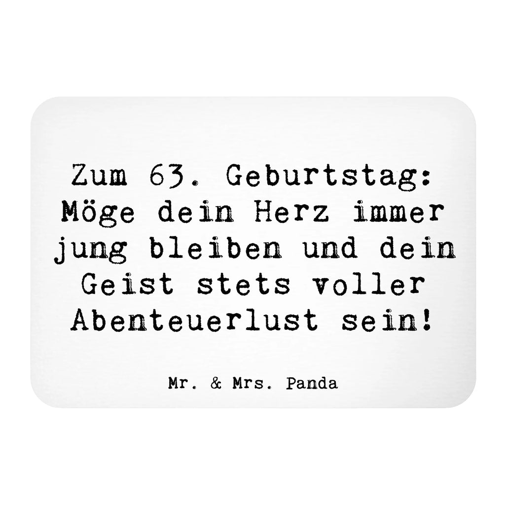 Magnet Spruch 63. Geburtstag Jugendlicher Geist Kühlschrankmagnet, Kühlschrank Dekoration, Dekomagnet, Pinnwandmagnet, Whiteboard Magnet, Motivmagnete, Notiz Magnet, Souvenir Magnet, Geburtstag, Geburtstagsgeschenk, Geschenk