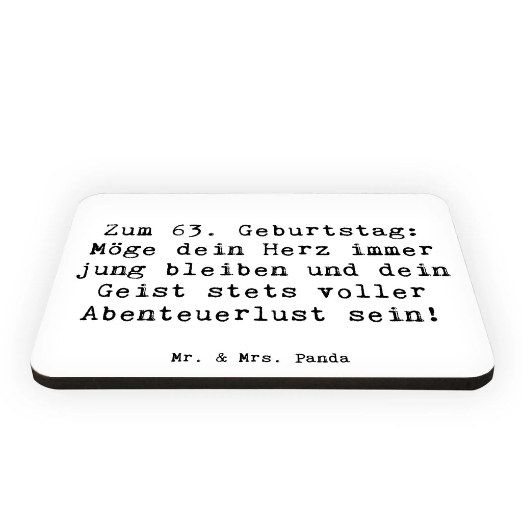 Magnet Spruch 63. Geburtstag Jugendlicher Geist Kühlschrankmagnet, Kühlschrank Dekoration, Dekomagnet, Pinnwandmagnet, Whiteboard Magnet, Motivmagnete, Notiz Magnet, Souvenir Magnet, Geburtstag, Geburtstagsgeschenk, Geschenk